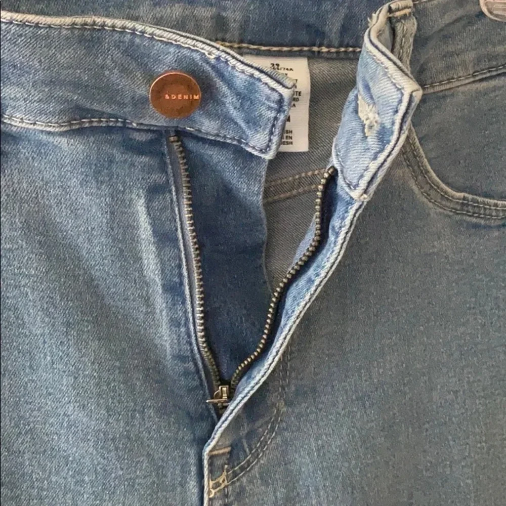 &Denim Womens Skinny Jeans Size 29 Regular Waist Ankle Length Blue - Picture 7 of 7
